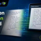 Examiner performing On-Screen Evaluation on a digital marking dashboard instead of paper answer sheets
