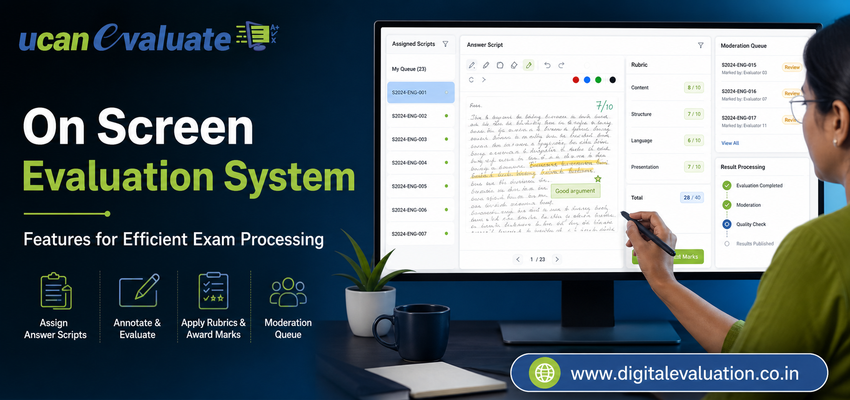 On Screen Evaluation System: 11 Must-Have Features for Faster, Safer Exam Processing